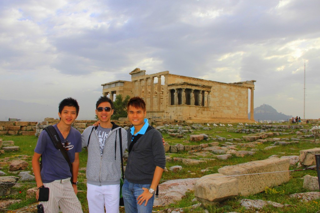 At the top of the city of Athens, the Acropolis, Athens, Greece
