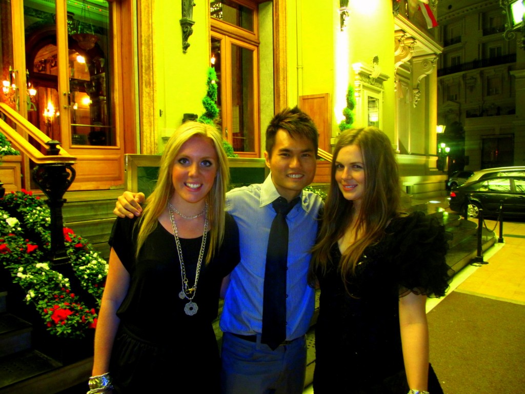 With Carley & Amy (Autsralian) in Monte Carlo, Monca