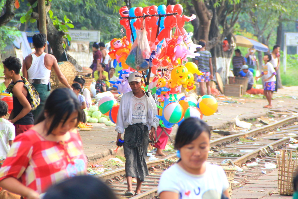 Will our Singaporean children take a glance at this Burmese children popular vendor in Myanmar?