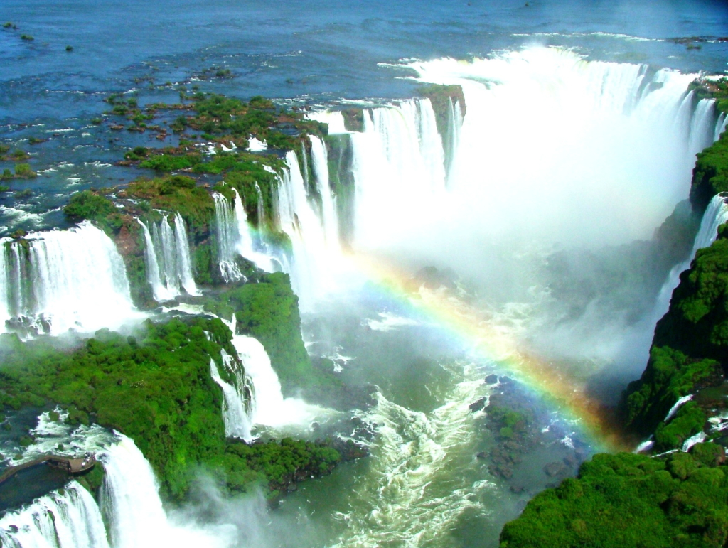 Iguazu Fall from Helicopter Ride