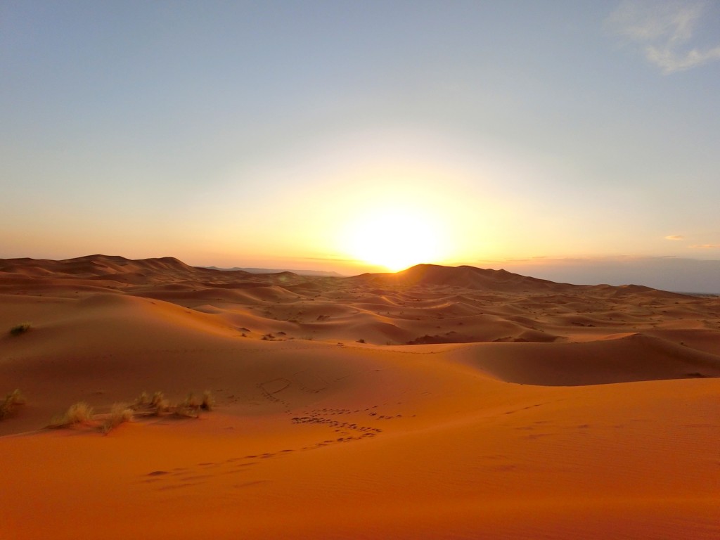 Sunset at the Great Sahara Desert!