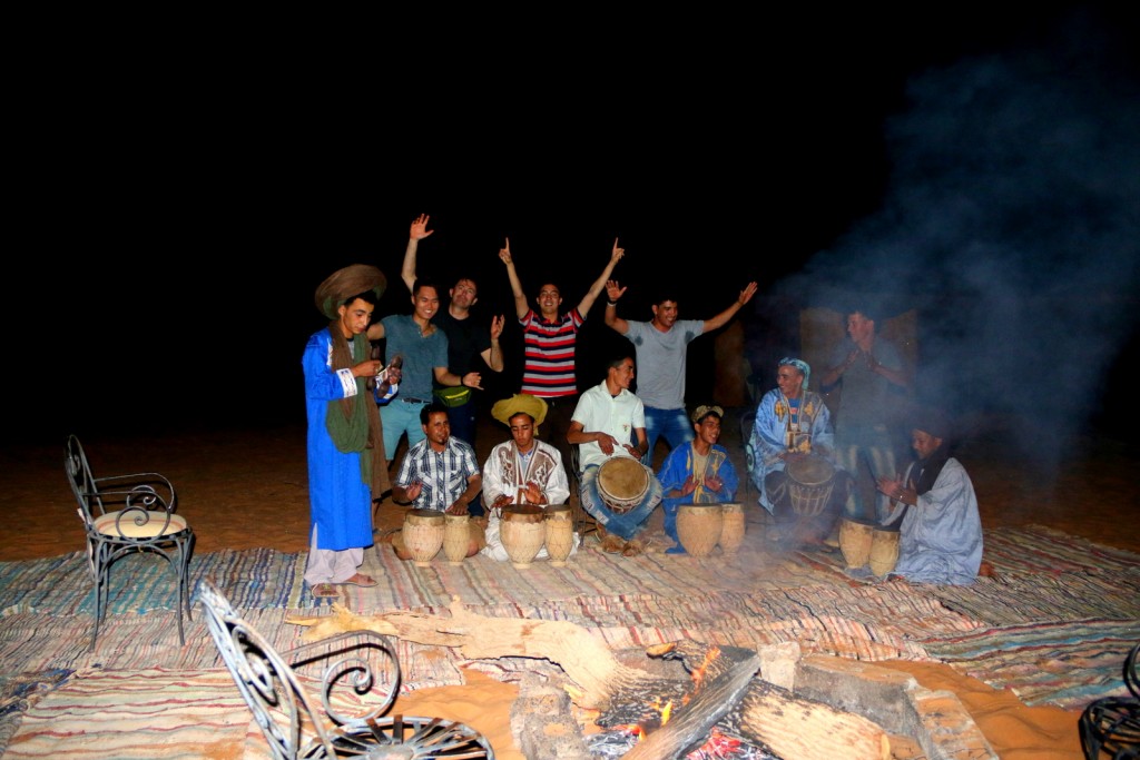 The Berber dance and drum party! :-)