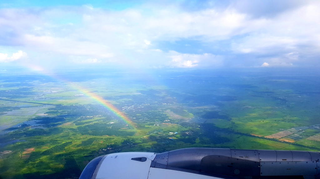 Rainbow over Yangon
