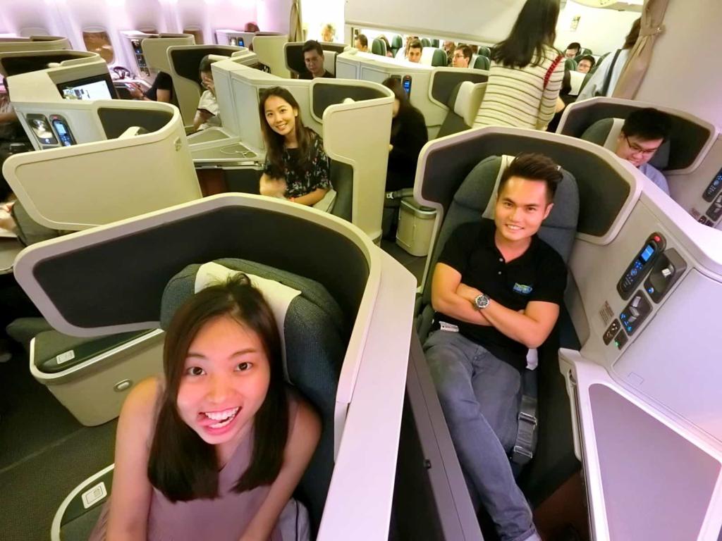 Cathay Pacific Business Class 1-2-1 For Long Haul Flights